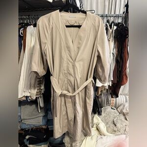 Beige Belted coat